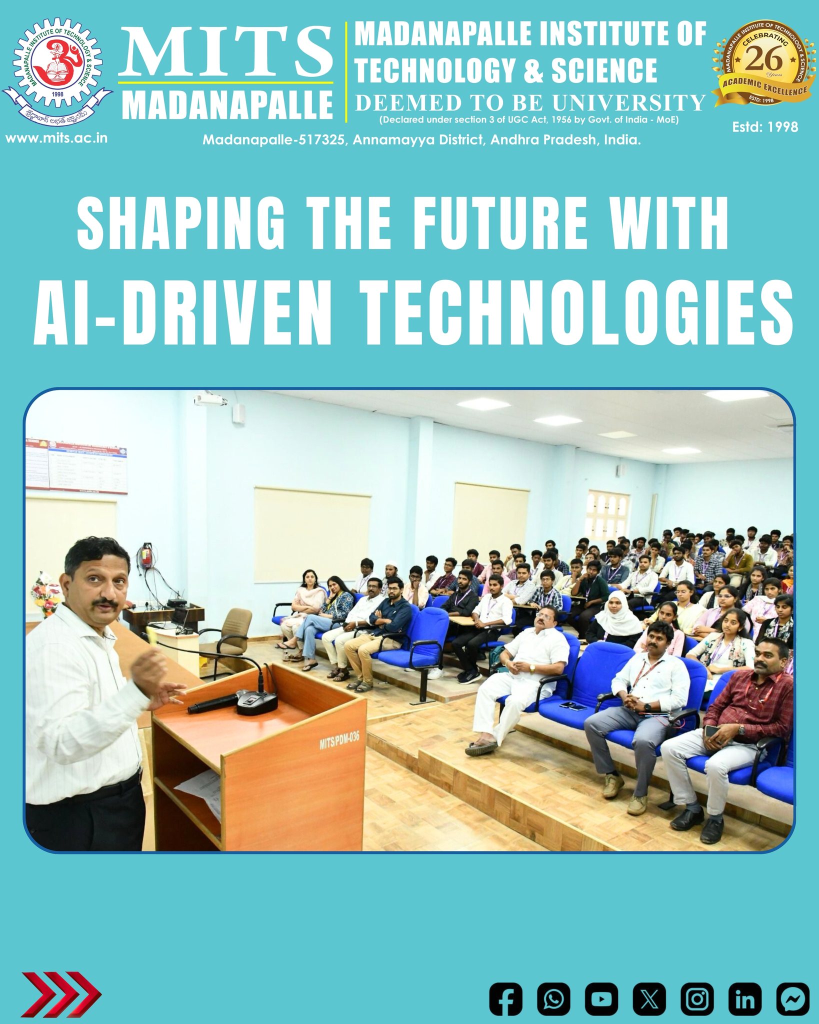 Madanapalle Institute of Technology & Science - Deemed to be University